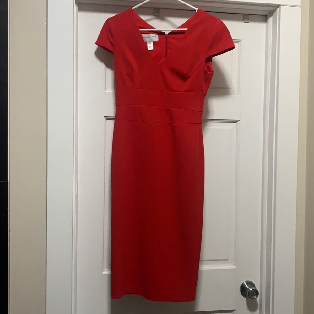 RED WORK DRESS